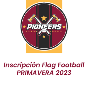 Inscripción Flag Football PRIMAVERA 2023